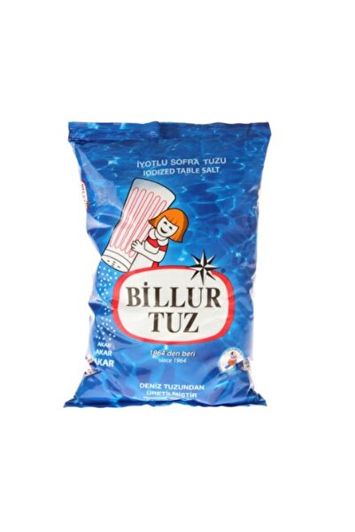 Billur İyotlu Tuz Poşet 1500 Gr.