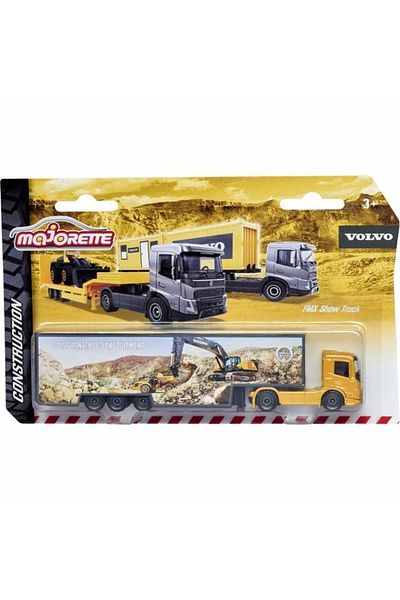 Majorette 1:64 Volvo Shipping Children's Toy Vehicles Fmx Show Truck