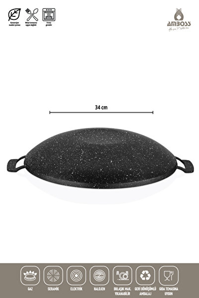 Amboss Döküm Sac Kavurma Gözleme Tavası