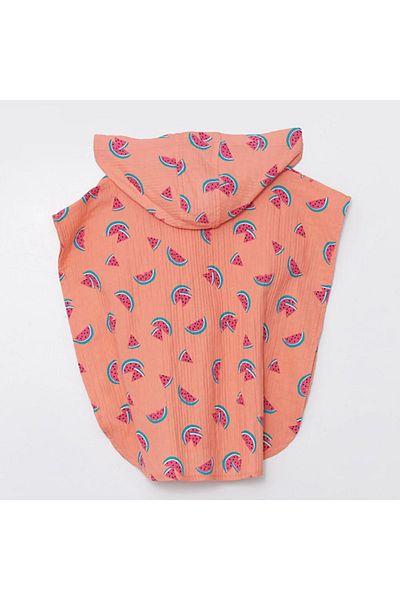 LC Waikiki LCW Baby - Hooded Printed Baby Girl Bikini Top