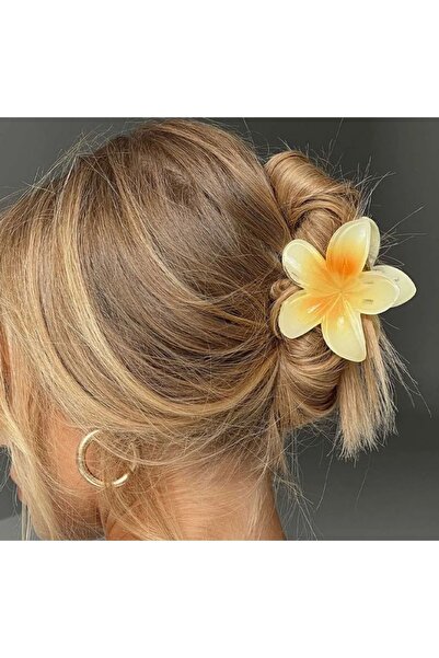 Monalisa Kadın Sarı Çiçek Toka & Çevre Dostu & Yüksek Kalite