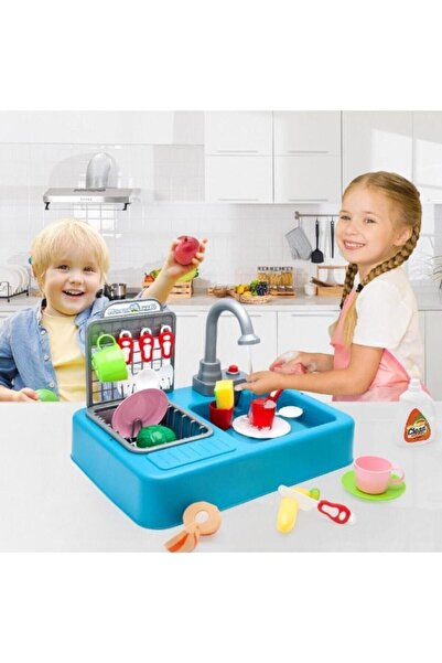 Genel Markalar Modern Pilli Lavabo - Mavi