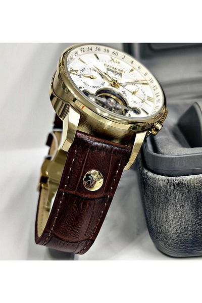 Raymond Automatic Mechanism Men's Wristwatch