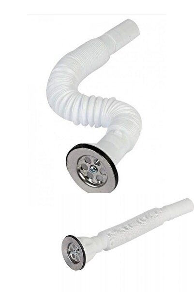Kent Pazarı Körüklü Lavabo Sifonu Lavabo Altı Hortumu Lavabo Gider Borusu 2 ADET