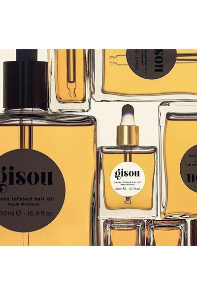 gisou Honey Infused Hair Oil-İpeksi Parlaklık Verici Nemlendirici&Besleyici&Onarıcı Saç Bakım Yağı 50ML