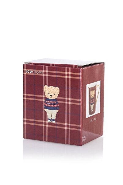 LC Waikiki Ayıcık Baskılı Kırmızı Teddy Kupa 363 Ml