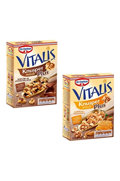 Dr. Oetker Vitalis Çikolatalı - Bal Bademli 2'li Set