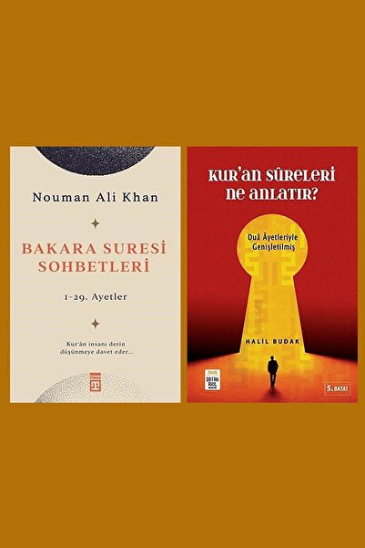 Timaş Yayınları Bakara Suresi Sohbetleri / Kur’an Sureleri Ne Anlatır? (2 Kit...