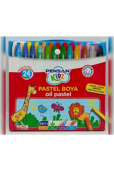 Pensan Pastel Colored with Kidz Bag - 24 Color Paint Set