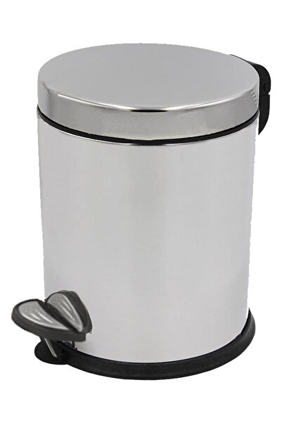 MEVAX Micro 5Lt. Pedallı Paslanmaz Çöp Kovası