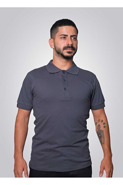 FROOY 100% Cotton Polo Collar American Sand Combed Cotton T-shirt