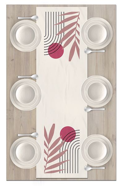 Bertille Home Σειρά 140x40 cm Ψηφιακή τυπωμένη μινιμαλιστική δρομέας
