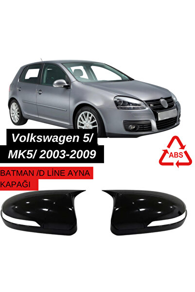 Monlion MONLİON VOLKSWAGEN 5/ MK5/ 2003-2009 Uyumlu Yarasa Ayna Kapağı