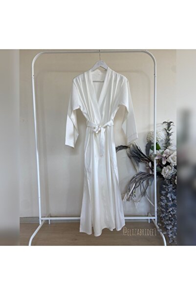 Eliza Bride Keten Kimono Pareo Bornoz