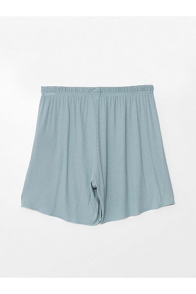 LC Waikiki Pantaloni scurți uni pentru femei LCW Pantaloni de pijama - Talie elastică