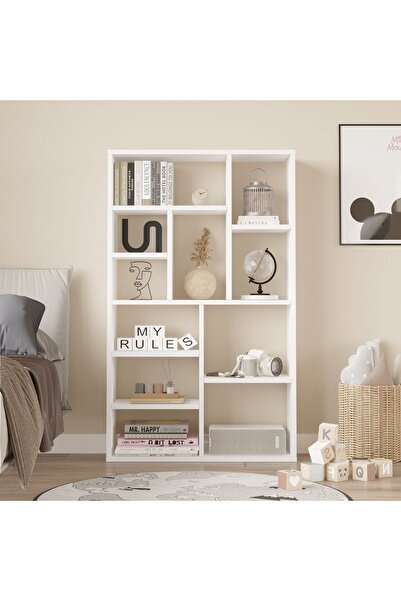 L'occi Concept Forge Kitaplık 124cm Beyaz FG1-W