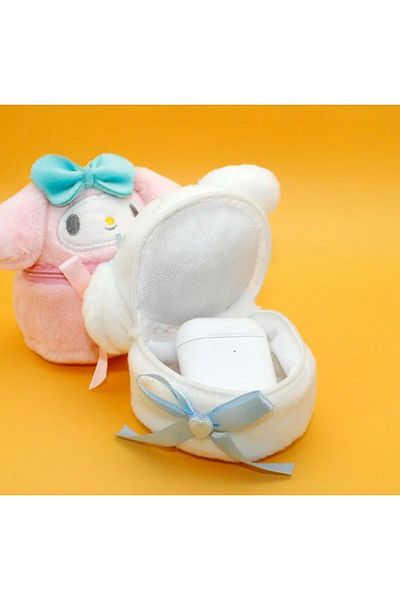 synshop Sanrio Kuromi Y2K - Plush Soft Figure Toy Keychain and Mini Coin Purse