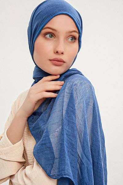 Saless Confort Shawl - Blue