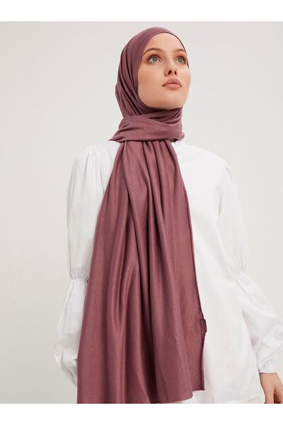 Şaless 70x180cm λύκρα Viscose Combed Shall - Dark Rose Dried