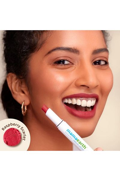 Mamaearth Moisture Matte Longstay Lipstick with Avocado Oil & Vitamin E for 12 Hour Long Stay 2 g