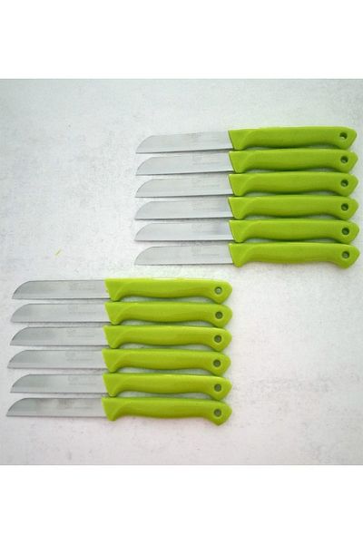 Solingen Fruit and Vegetable Knife Pistachio Green 12-Piece