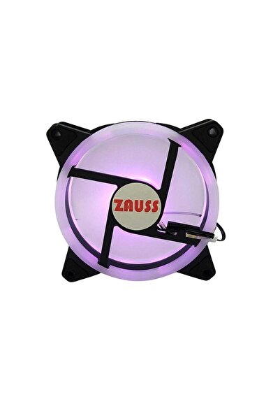 ZAUSS Içi Ve Dışı Hareketli Yanan Rainbow Rgb Kasa Mining Fanı 12cm Renkli Gö...