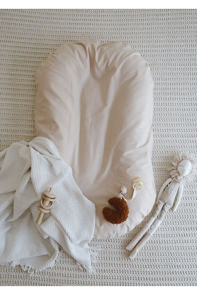 DERY BABY Latte 85*55 Babynest Cover - Duvet Cover Only