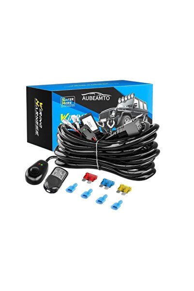 Unichrome 300w 16 Awg Wiring Harness 15a Off Road LED On/Off Control Cable with Remote Control
