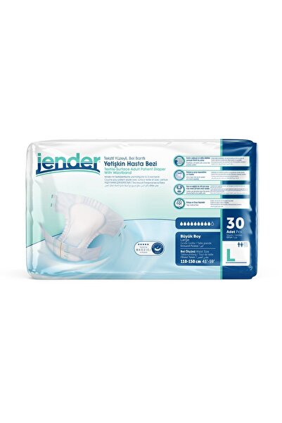JENDER Bel Bantlı L 30'lu 4 Paket 120 Adet