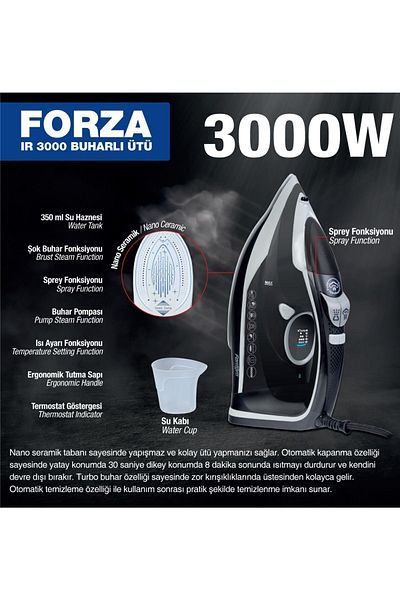 Fantom Forza Ir 3000 Steam Iron