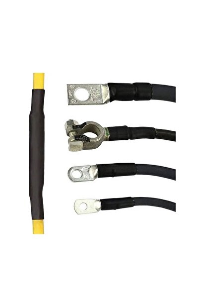 Robo90 Isıyla Daralan Makaron Seti - 127 Adet - Siyah