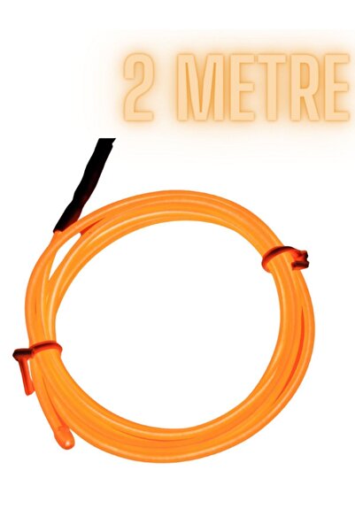 Unichrome Araç Içi Aydınlatma Ip Şerit Torpido Led Ip Neon Dekoratif Turuncu ...