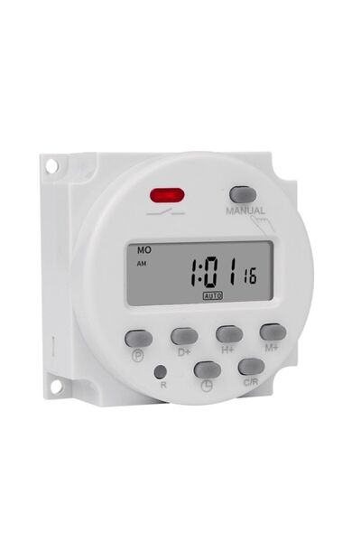 Genel Markalar Cn101a Programlanabilir Gecikmeli Haftalık Zaman Ayarlı 220v Zaman Rölesi Unichrome