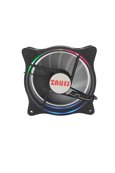 ZAUSS 3 Colors Moving Rainbow RGB Case Mining Fan 12cm Fan 0.3a