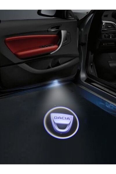 Unichrome Dacia Logolu Kapı Altı Logo Lamba Pilli Sensörlü Kolay Montaj