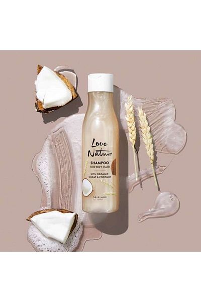 Oriflame Love Nature - Wheat and Coconut Extract Shampoo for Dry Hair