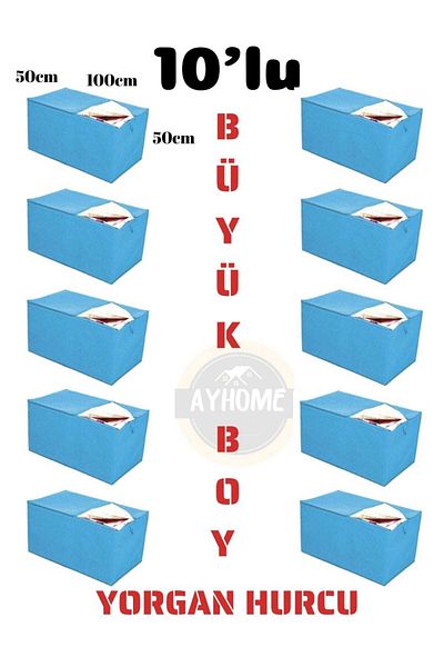 AYHOME 10 bucăți de depozitare supradimensionate pentru mutarea casei - mâner robust și transport de depozitare