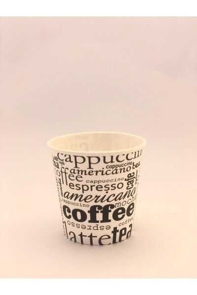 EREN CUP 4 Oz Karton Bardak 100 Adet Türk Kahvesi Bardağı