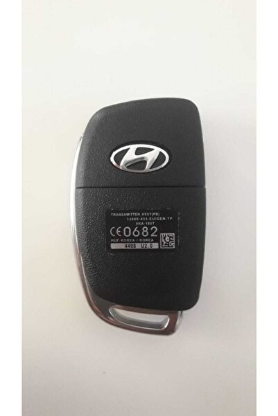 GMA KEYS Lux Accent Blue - I20 - I30 - Ix35 Sustalı Container de comandă 3 butoane cu logo cu șurub Cel mai bun din piață