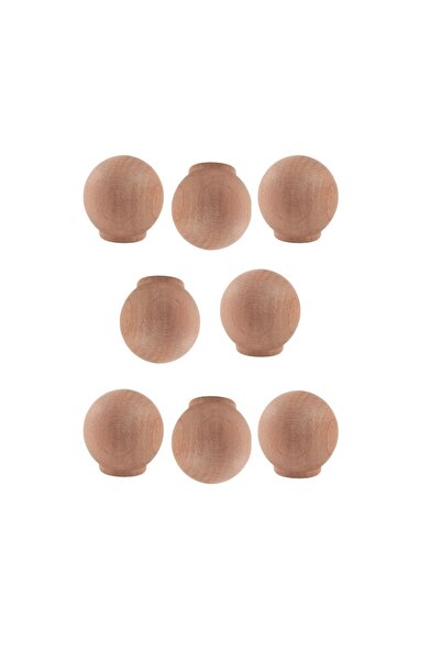 KOÇSAN Küre 8li Ahşap Kulp Lüks Country Mutfak Mobilya Dolap Çekmece Kulbu kü...