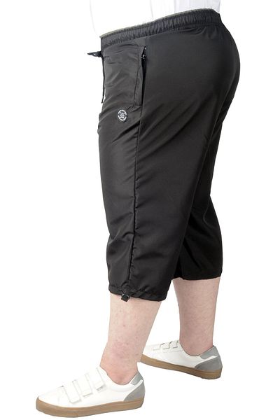 ModeXL Pantaloni scurți de baie pentru bărbați, mărimea mare, negri - Mode XL 21450 lungi
