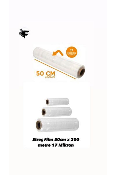 FİGANLAR 1st Quality 17 micron 50cm x 200m 6 Pieces