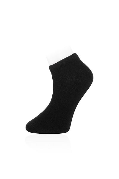 Line Smart 6-Piece Men's Black White Gray Quality Booties Soft Comfortable Socks