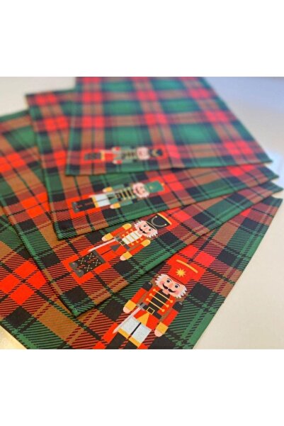 Adawall Kurşun Asker Kumaş Amerikan Servis 4'lü Set 35x50cm