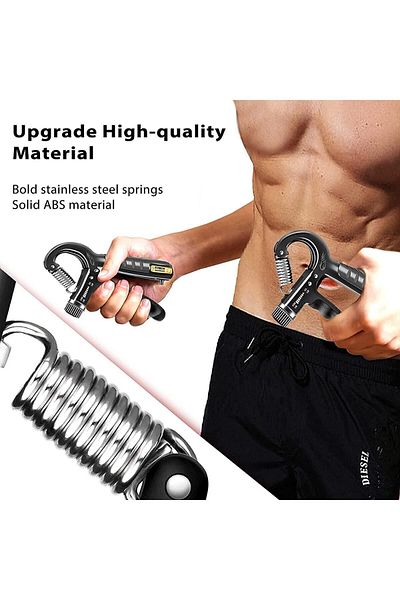 Ultio Spor Arc de mână contorizat original 60 kg - 5 kg Reglabil 1 buc. Arc de mână Întăritor muscular pentru încheietura mâinii