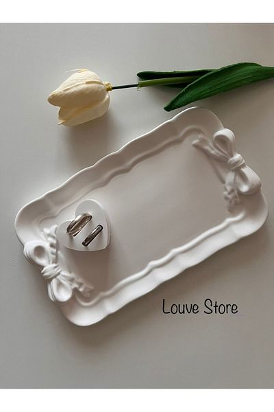 Louve Store Δίσκος δαχτυλιδιών αρραβώνων 19 εκ., Δίσκος δαχτυλιδιών υπόσχεσης, Δίσκος κοσμημάτων, Διοργανωτής δαχτυλιδιών