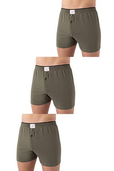 DONEX Συσκευασία 3 100% βαμβακερή ανδρική πετσέτα μέσης χτενισμένη βαμβακερή μπόξερ 2303