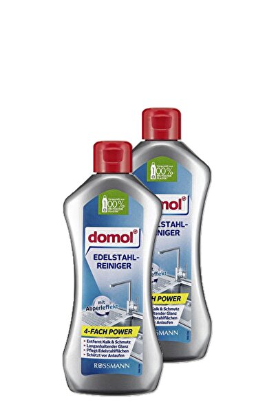 DOMOL Çelik ve Krom Evye Temizleyicisi 250 ml (2 Adet)