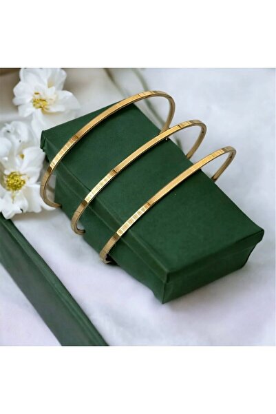 İNN JEWELLERY Çelik Ajda Bilezik Kararmaz Kibrit Çöpü Figürlü (2 Yıl İthalatçı Garantili) 16-18 /ST