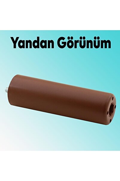 Badem10 Mobilya Kanepe Koltuk Baza Yükseltme Yükseltici M8 Civatalı Incediş Destek Ayağı Ayakları Kahve 15cm